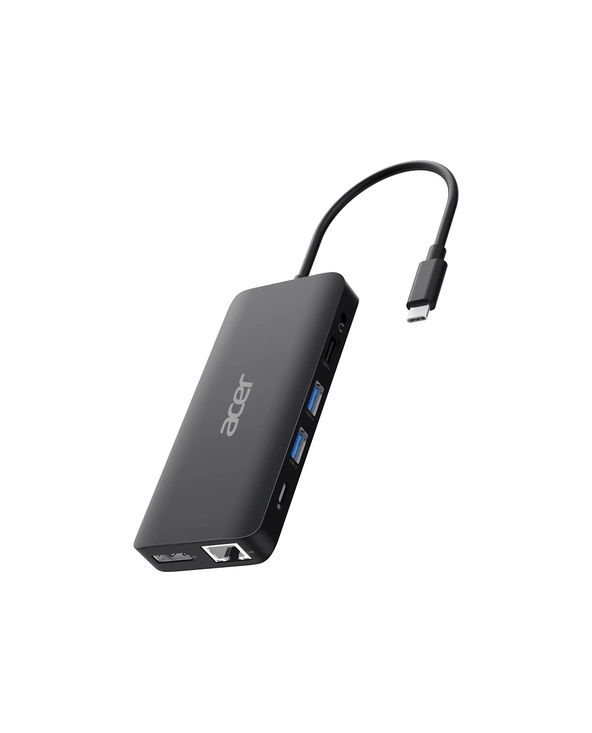 Acer USB Type-C Dongle 12-in-1 Black Avec fil USB 3.2 Gen 1 (3.1 Gen 1) Type-C Noir