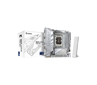 GIGABYTE B860I AORUS PRO ICE Carte mère - Processeurs Intel Core Ultra, VRM 8+1+2+1 phases, jusqu'à 9200MHz DDR5, 1xPCIe 5.0 + 1