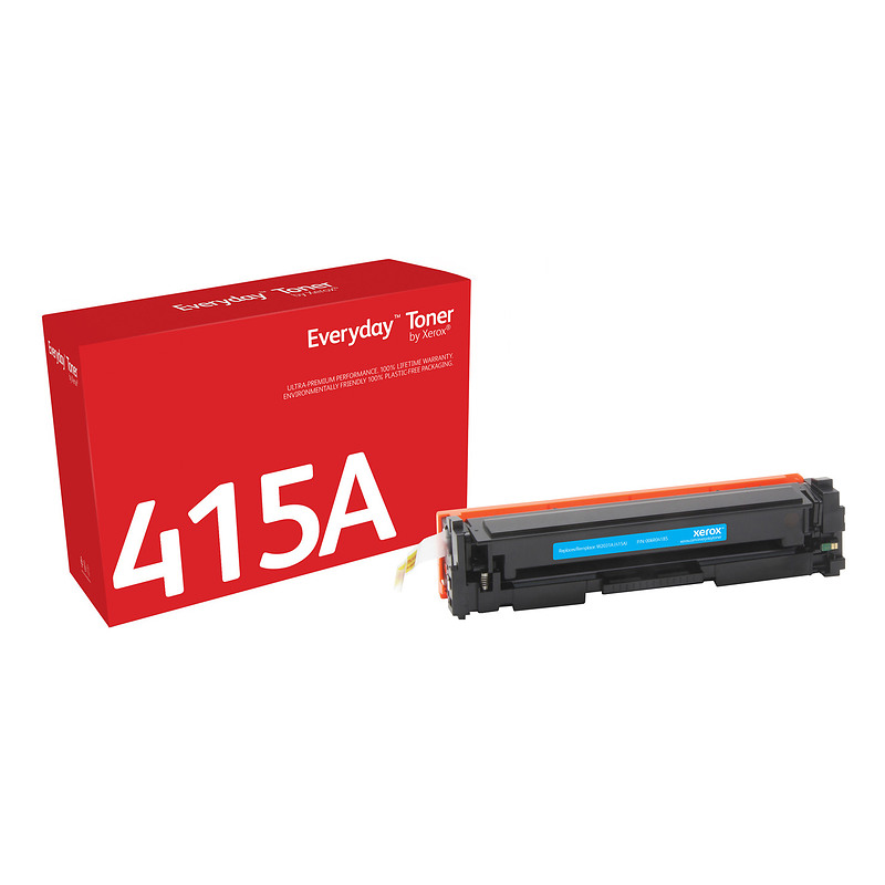 Toner Cyan Everyday de Xerox compatible avec HP 415A (W2031A), Capacité standard