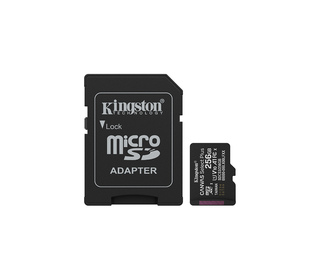 Kingston Technology 256GB microSDXC Canvas Select Plus Gen3 150MB/s A1 (Adaptateur SD inclus)