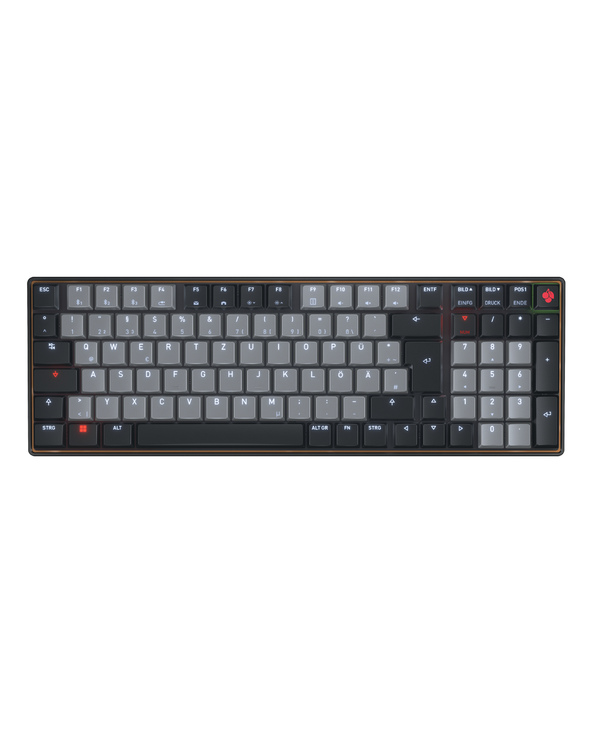 CHERRY KW 550 MX LP clavier maison/bureau USB + Bluetooth QWERTZ Allemand Noir