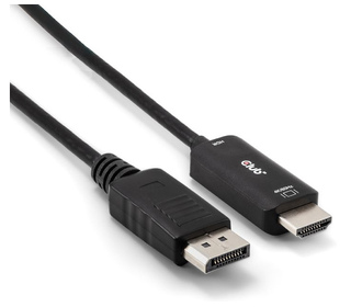 CLUB3D CAC-1083 câble DisplayPort 2 m HDMI Type D (Micro) Noir