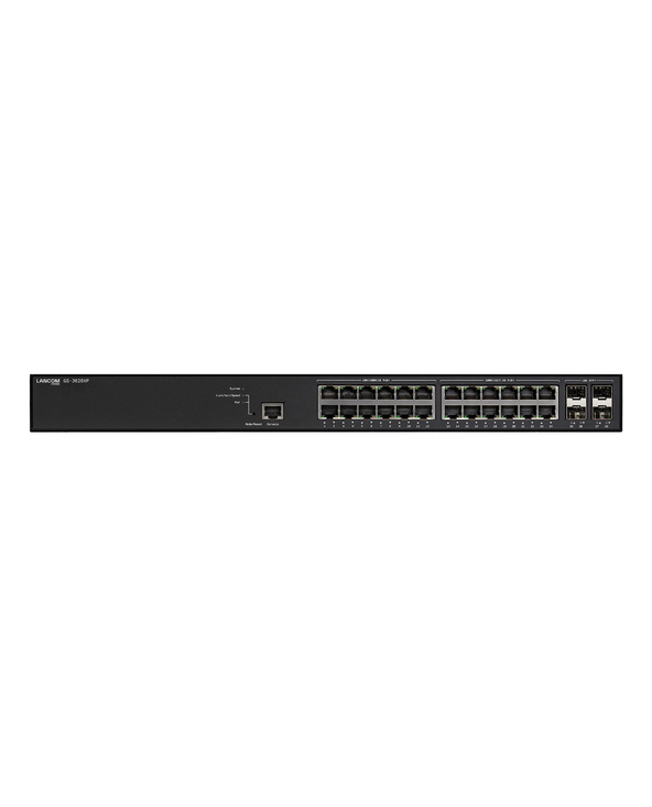 LANCOM GS-3628XP Géré L2/L3 2.5G Ethernet (100/1000/2500) Connexion Ethernet, supportant l'alimentation via ce port (PoE) 1U Noi