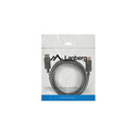 Lanberg CA-DPDP-10CC-0030-BK câble DisplayPort 3 m Noir