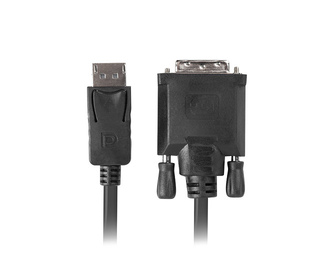 Lanberg CA-DPDV-10CU-0018-BK câble vidéo et adaptateur 1,8 m DisplayPort DVI-D Noir