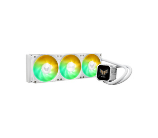 ASUS TUF Gaming LC III 360 ARGB LCD White Edition Boitier PC Refroidisseur de liquide tout-en-un 12 cm Blanc