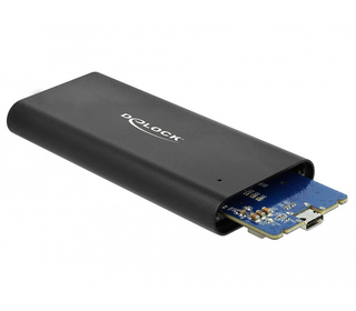 DeLOCK 42614 Boîtier de disques de stockage Enceinte ssd Noir