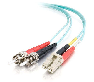 C2G 85540 câble InfiniBand et à fibres optiques 1 m LC ST OFNR Turquoise