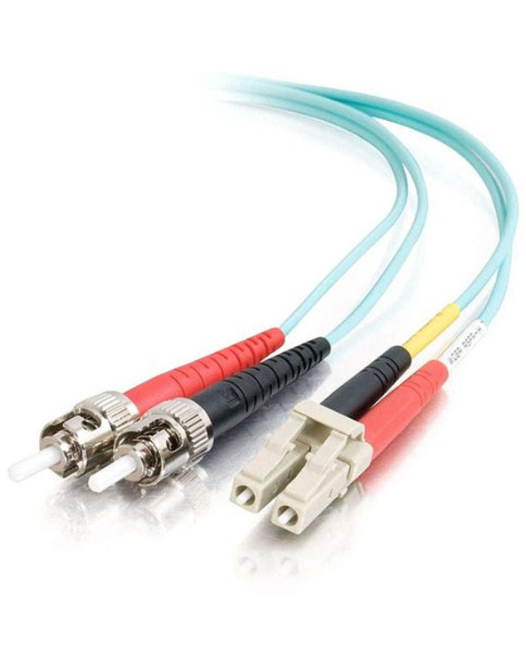 C2G 85540 câble InfiniBand et à fibres optiques 1 m LC ST OFNR Turquoise