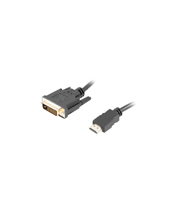 Lanberg CA-HDDV-20CU-0018-BK câble vidéo et adaptateur 1,8 m HDMI Type A (Standard) DVI-D Noir