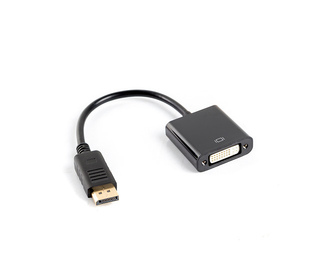 Lanberg AD-0007-BK câble vidéo et adaptateur 0,1 m DisplayPort DVI-D Noir