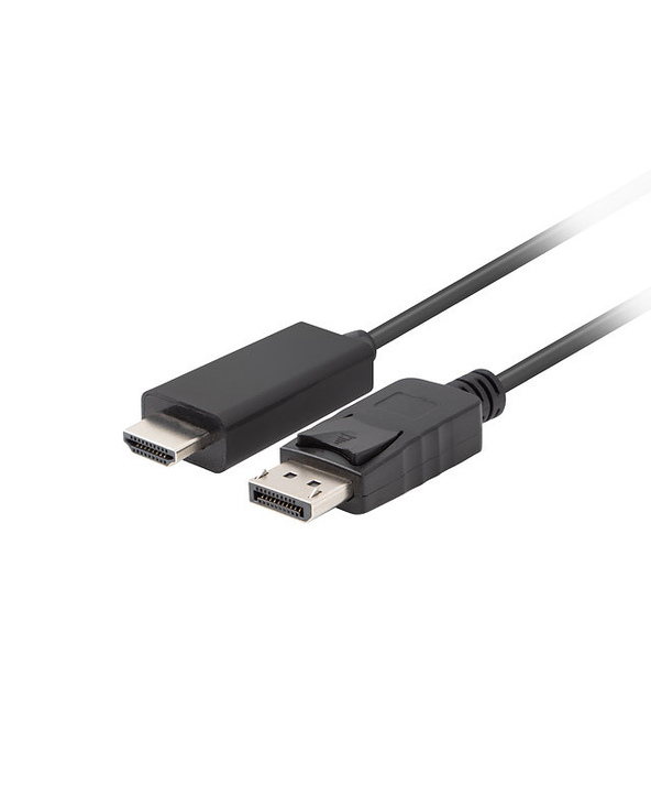 Lanberg CA-DPHD-11CC-0018-BK changeur de genre de câble DisplayPort HDMI Noir