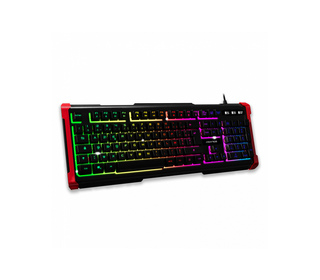 Advance Tapes GTA 240 clavier Gaming USB AZERTY Français Noir, Rouge