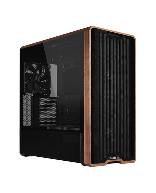 Lian Li Lancool LAN217X unité centrale Midi Tower Noir, Bois