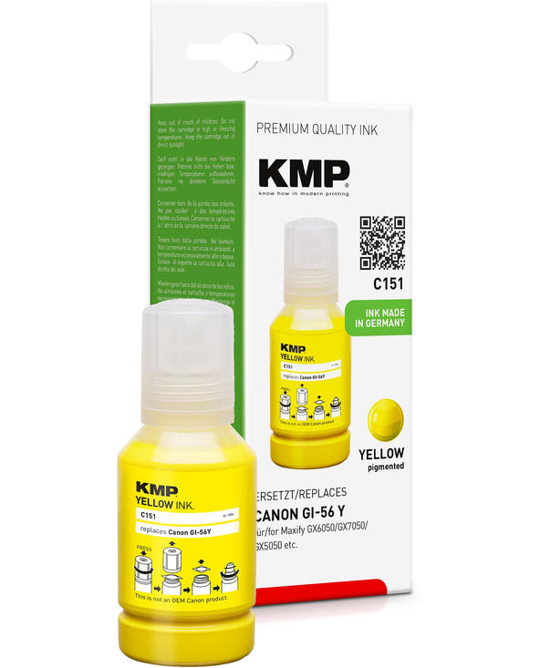 KMP 1584,0009 cartouche d'encre 1 pièce(s) Compatible Jaune