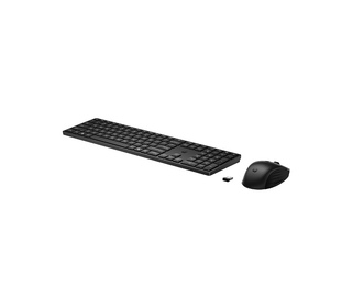 HP 655 WRLS KB/MSE Combo FR clavier Souris incluse Bureau RF sans fil Noir