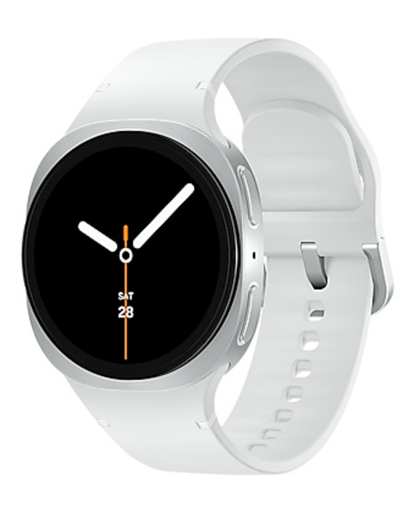 Samsung Galaxy Watch 8 3,3 cm (1.3") AMOLED 40 mm Numérique 438 x 438 pixels Écran tactile Argent Wifi GPS (satellite)