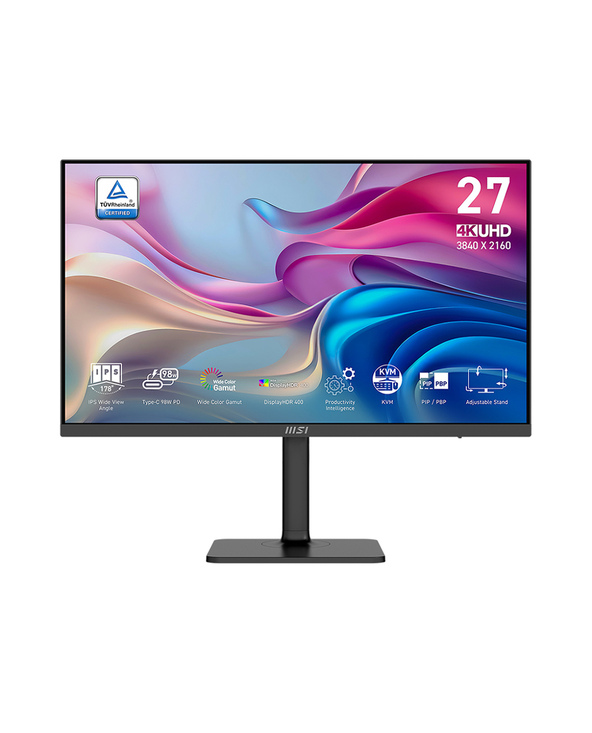 MSI MODERN MD272UPHGDE 27" 4K Ultra HD 4 ms Noir