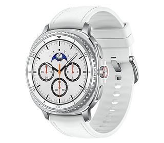 Samsung Galaxy Watch 8 Classic 3,3 cm (1.3") AMOLED 46 mm Numérique 438 x 438 pixels Écran tactile 4G Argent Wifi GPS (satellite