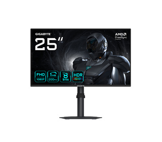GIGABYTE G25F2 MONITEUR GAMING 24,5" FHD – 1920 X 1080, 200HZ, 1MS, 300 CD/M², DISPLAYHDR 10, HDMI 2.0, DISPLAYPORT 1.4 24.5" LE