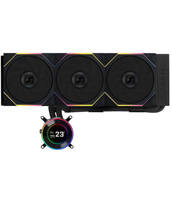 Lian Li GA II Hydroshift II LCD-C 360TL Boitier PC Refroidisseur de liquide tout-en-un 12 cm Noir 1 pièce(s)
