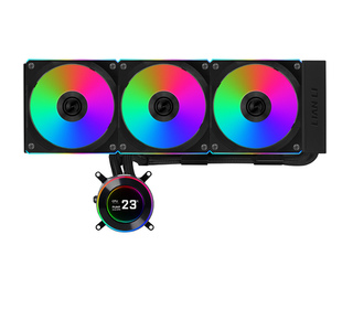 Lian Li GA II Hydroshift II LCD-C 360CL Processeur Refroidisseur de liquide tout-en-un 12 cm Noir 1 pièce(s)