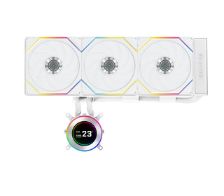 Lian Li GA II Hydroshift II LCD-C 360TL Boitier PC Refroidisseur de liquide tout-en-un 12 cm Blanc 1 pièce(s)