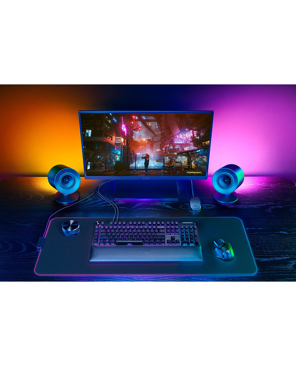 Razer Nommo V2 Pro Plage complète Noir Avec fil &sans fil
