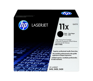 HP 11X High Yield Black Original LaserJet Toner Cartridge Cartouche de toner 1 pièce(s) Noir
