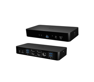 i-tec Universal Intelligent Dual Display Docking Station + Power Delivery 100W