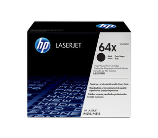 HP 64X High Yield Black Original LaserJet Toner Cartridge Cartouche de toner 1 pièce(s) Noir
