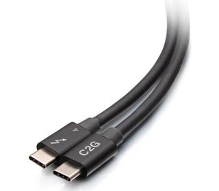C2G 0,8 m (2.5ft) Câble Thunderbolt 4 USB-C (40 Gbits/s)