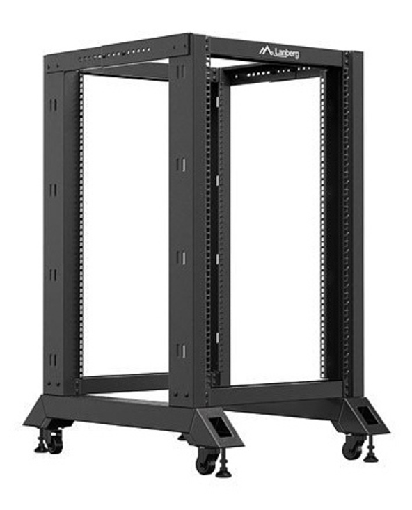 Lanberg OR01-6818-B étagère 18U Rack autonome Noir