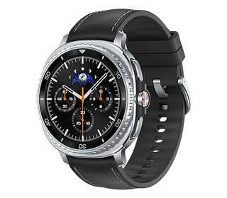 Samsung Galaxy Watch 8 Classic 3,3 cm (1.3") AMOLED 46 mm Numérique 438 x 438 pixels Écran tactile Argent Wifi GPS (satellite)