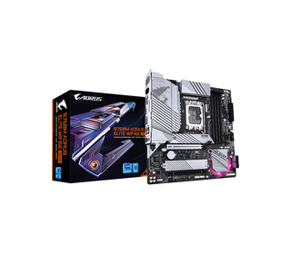 GIGABYTE B760M AORUS ELITE WIFI6E GEN5 Carte Mère – Compatible avec les processeurs Intel Core 14e génération, VRM numérique 12+