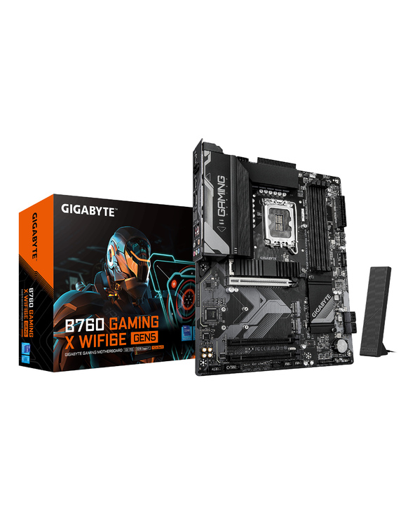 GIGABYTE B760 GAMING X WIFI6E GEN5 Carte Mère – Compatible avec les processeurs Intel Core 14e génération, VRM 8+1+1 phases, jus