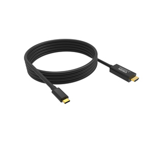 Vision TC 2MUSBCHDMI8K/BL câble de téléphone portable Noir 2 m USB C