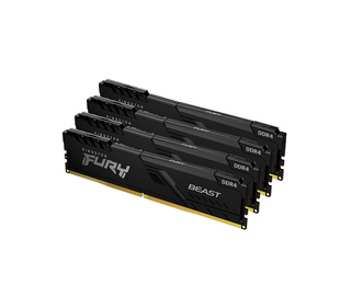 Kingston Technology FURY Beast 64Go 3600MT/s DDR4 CL18 DIMM (Kit de 4) Black