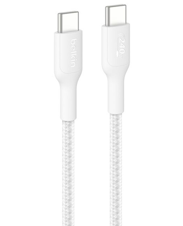 Belkin BoostCharge Pro câble USB 2 m USB C Blanc