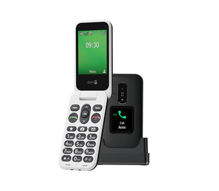 Doro Leva E30 7,11 cm (2.8") 142,7 g Noir, Blanc Téléphone numérique