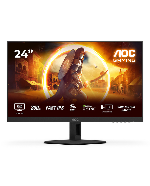 AOC G4 24G4HRE 23.8" LED Full HD 1 ms Noir, Rouge