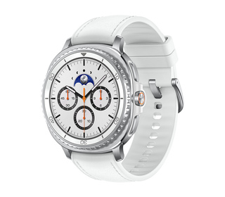Samsung Galaxy Watch 8 Classic 3,3 cm (1.3") AMOLED 46 mm Numérique 438 x 438 pixels Écran tactile Argent Wifi GPS (satellite)