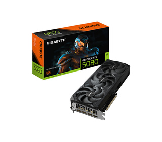 GIGABYTE GeForce RTX 5080 WINDFORCE SFF 16G Carte Graphique - 16GB GDDR7, 256 bits, PCI-E 5.0, 2617 MHz Core Clock, 3 x DisplayP