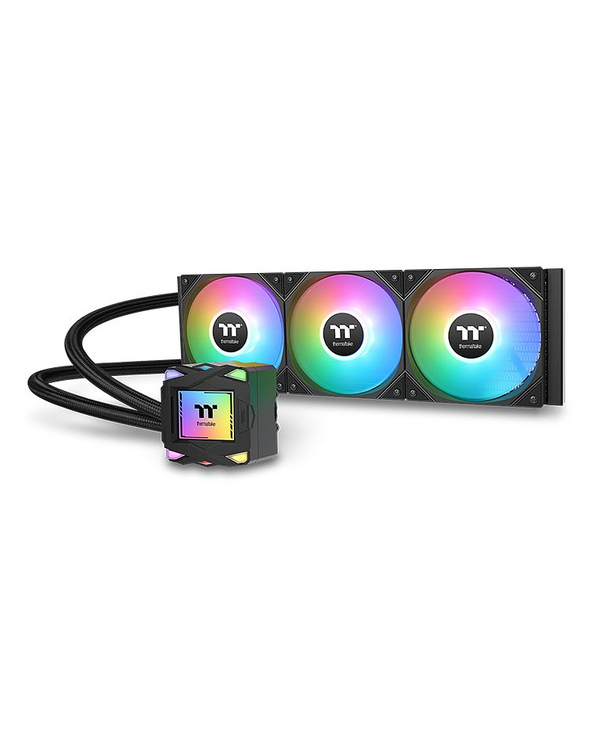 Thermaltake LA360 ARGB Carte-mère Kit de refroidissement du liquide 12 cm Noir 1 pièce(s)