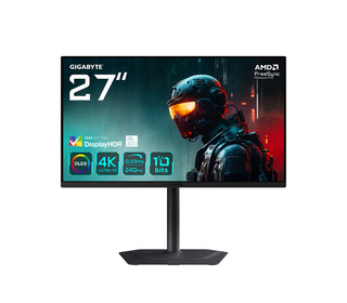 GIGABYTE MO27U2 OLED 4K UHD GAMING MONITOR - 3840 X 2160, 240HZ, 0,03 MS, 1000 CD/M², DISPLAY HDR TRUE BLACK 400, HDMI 2.1, DISP