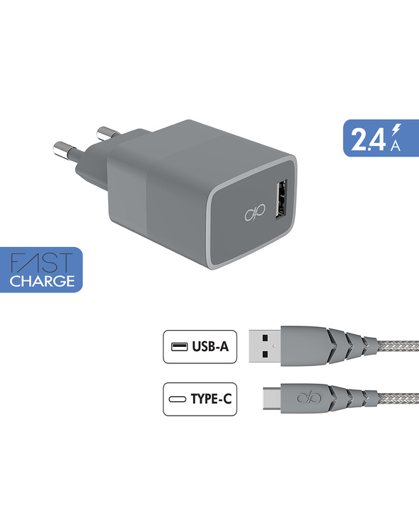 FORCE CASE FPCSCBLAC1.2MRG chargeur d'appareils mobiles Gris
