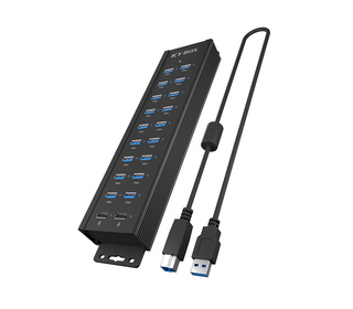 ICY BOX IB-HUB1720-U3 Noir