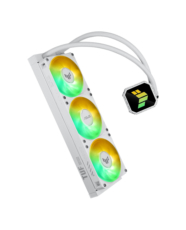 ASUS TUF Gaming LC III 360 ARGB White Edition Boitier PC Refroidisseur de liquide tout-en-un 12 cm Blanc