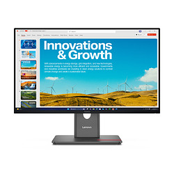 Lenovo ThinkVision P24QD-40 23.8" LCD Quad HD 6 ms Noir