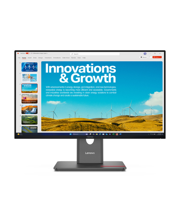 Lenovo ThinkVision P24QD-40 23.8" LCD Quad HD 6 ms Noir